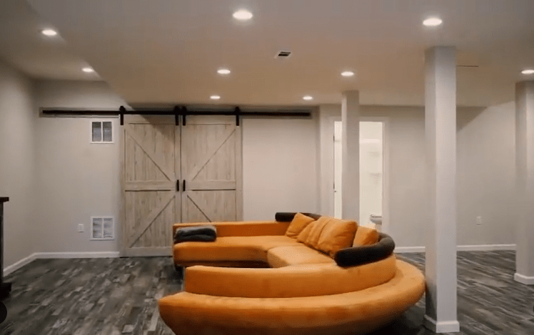 cheap finished basement ideas