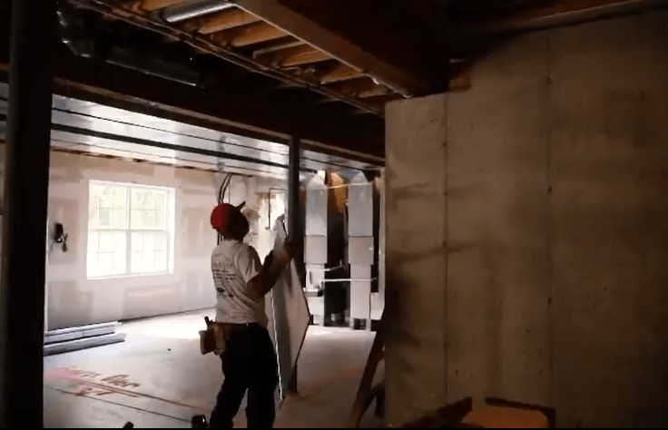 how to finish a basement wall